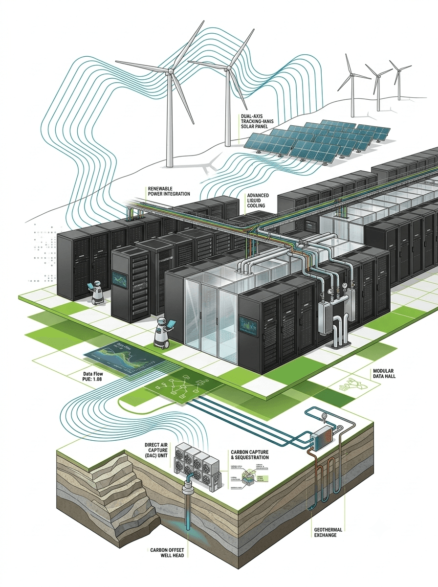 AI & data-centre sustainability — Ecodhyog climate advisory