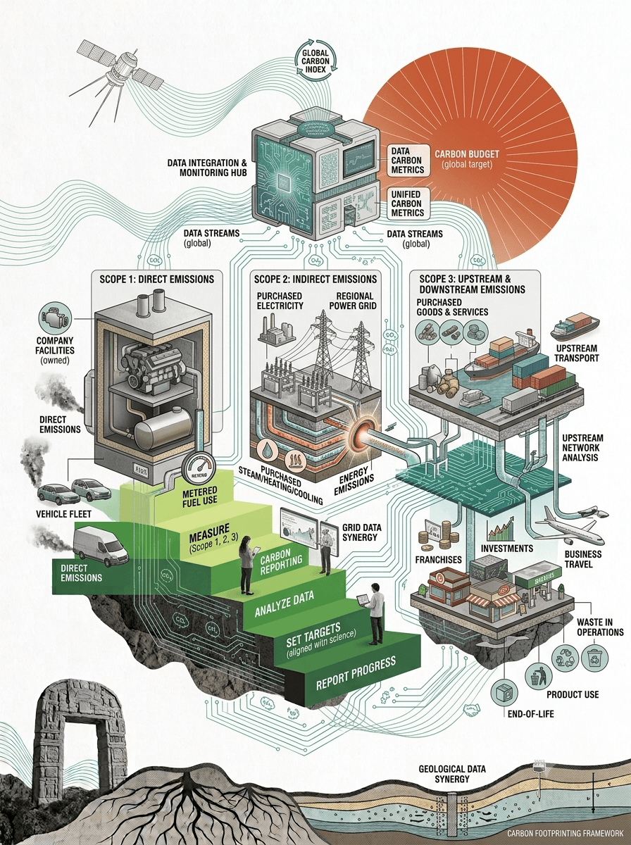 Carbon footprinting (Scope 1, 2 & 3) — Ecodhyog climate advisory